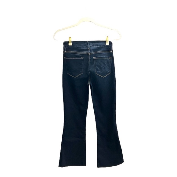 Frame Denim Le Crop Mini Bootcut Dark Wash Denim Jeans - Picture 3 of 4